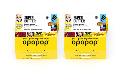 Pop Cups - Super Butter - 6-pack